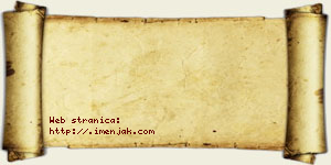 Anđela Egarić vizit kartica